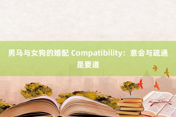 男马与女狗的婚配 Compatibility：意会与疏通是要道